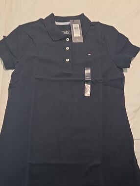 Tommy Hilfiger Women's Navy Short Sleeve Polo